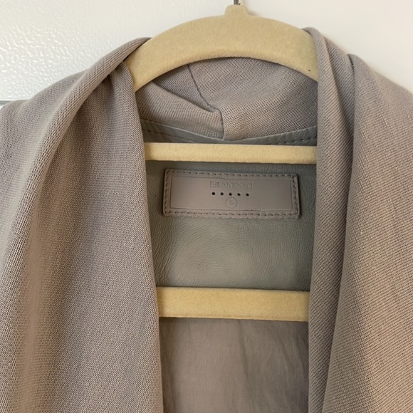 BlankNYC faux leather draped jacket - Picture 5 of 8